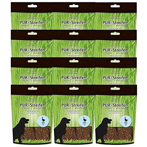 Produktbild von Schecker PUR Kaustreifen Gans - 12 x 100 g