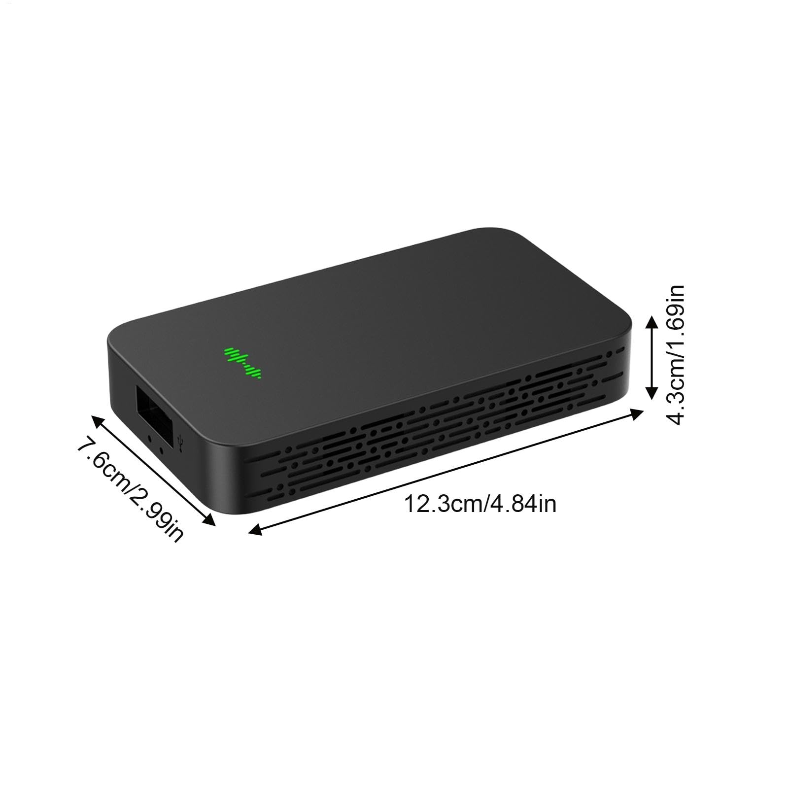 Adattatore Dongle Wireless Per Auto Portatile Converte Da Cablato A | Auto Accessorio Audio, Dispositivo Compatto, Convertitore Cablato, Abbinamento Facile, Configurazione Semplice