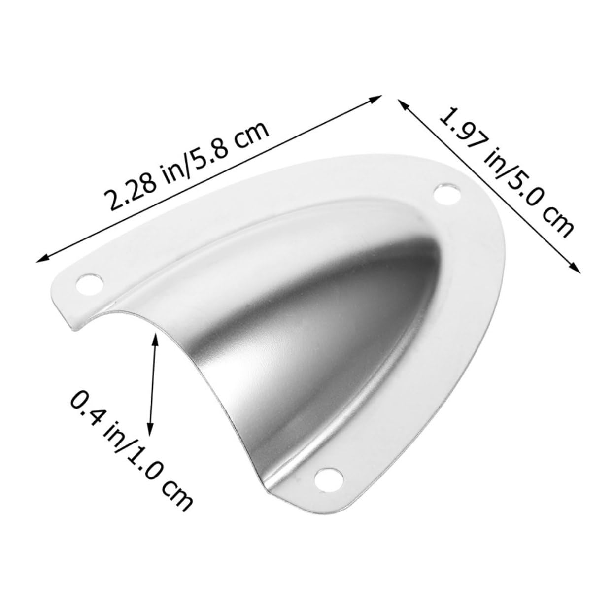 VANZACK 4pcs Stainless Steel Marine Vent Cover Boat Yacht Cable Cover Airflow Vent for Boats Ventilation Grille for Yacht Cap