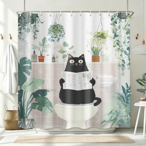 Rideau de douche hydrofuge et lavable en polyester 180 x 200 cm - 5