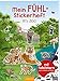 Mein Fühl-Stickerheft – Im Zoo: Mit Fellstickern zum Kleben & Fühlen | Kuschelige Sticker zum Kleben und Fühlen für Kinder ab 4 Jahren