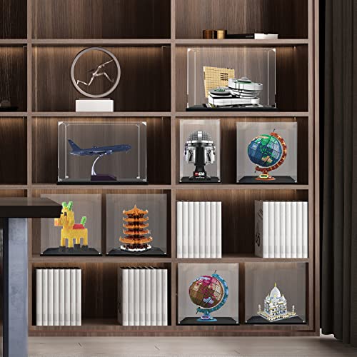 Kolipi 001-5 Acrylic Display Case For Collectibles Assemble Clear Acrylic Display Box For Lego Alternative Glass Case For Display Figures Doll Toys Home Storage thumb #6