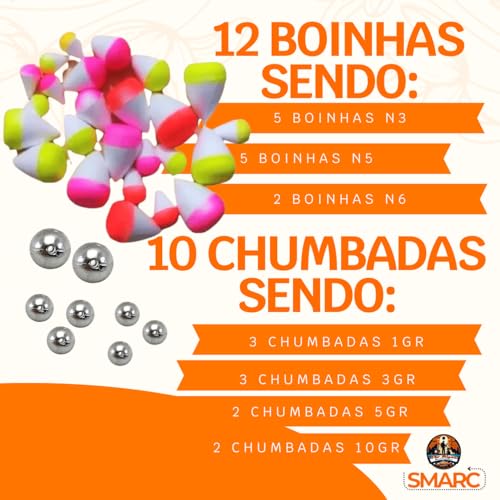 Kit de Pesca Completo com 2 Varas, 2 Molinetes, Estojo, Anzóis, Chumbos, Iscas e Alicate