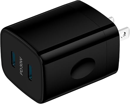 Fast Charger Block 30W 2 Port USB C Wall Plug Adapter for Moto Razr Ultra 2026,Razr 70 Ultra,Razr+ 2026,Razr+ 70,G Stylus/G Play 2026,Samsung Galaxy A17/S26 Ultra/A16/S25 FE/A54,iPhone 17 16,Pixel 10A