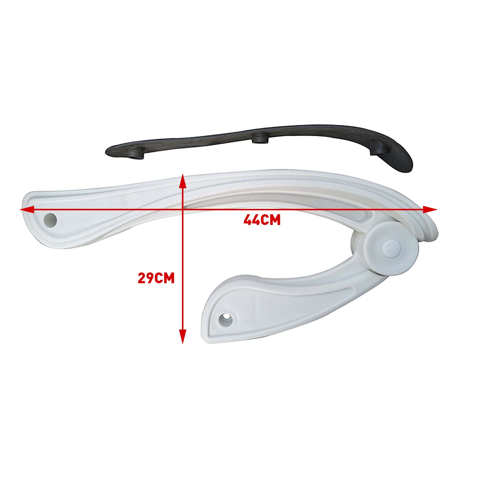 Braccioli Per Sedia Da Ufficio O Gaming | Accessorio Di Ricambio Leggero | Regolabile A 135° | Stile B - Foto 10