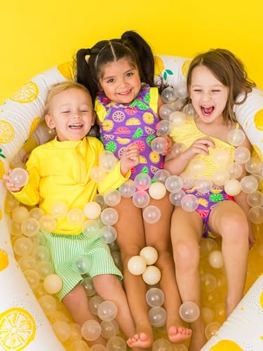 Image of RuffleButts Girls UPF50+ Sun Protection One Shoulder Ruffle Tankini Two Piece Swimsuit