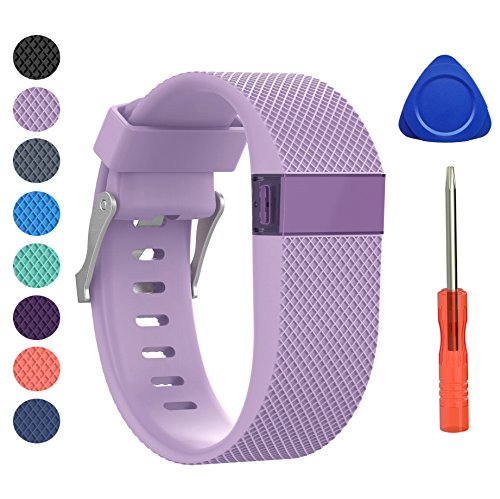 BeneStellar Newest for Fitbit Charge HR Band, Silicone Replacement Small Large Band Bracelet Strap for Fitbit Charge HR Wireless Activity Wristband