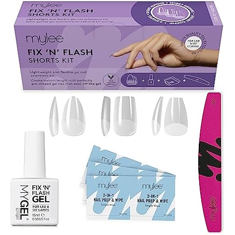 Mylee Fix N Flash Short Gel Tips Kit Cover
