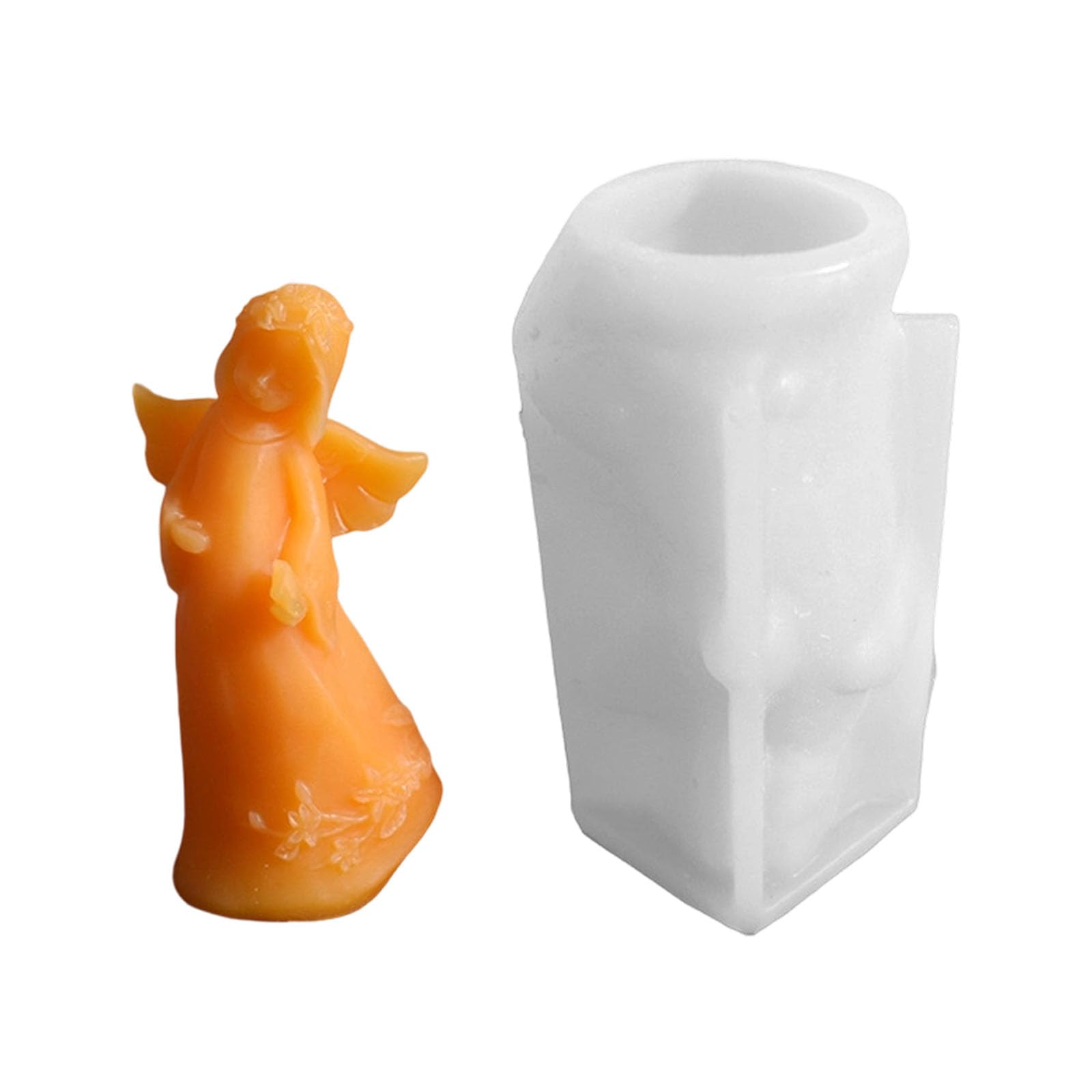 Jazuaiao Flexible Silicone Crafting Detailed Angelic Wing Designs for Scented Soap Making Projects Soap Crafting