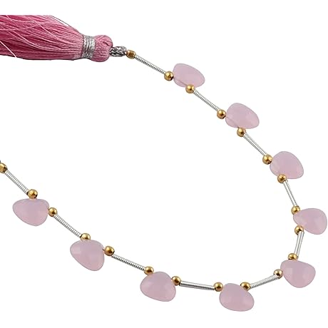 GEMX Blue Chalcedony Trillion Strand