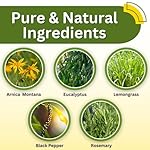 Relief Arnica Massage Oil – Great for Sports & Athletic Therapeutic Massage – All Natural - Arnica Montana for Sore Muscle Relief. Contains Sweet Almond, Jojoba, Grapeseed & Essential Oils 8oz - Image 5