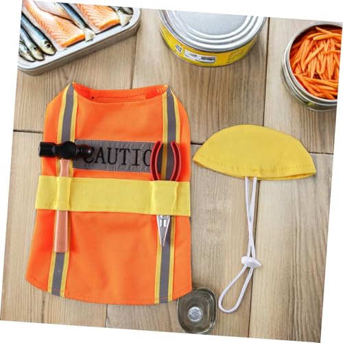 Disfraz Naranja para Perro Talla M en Poliéster miniatura 7