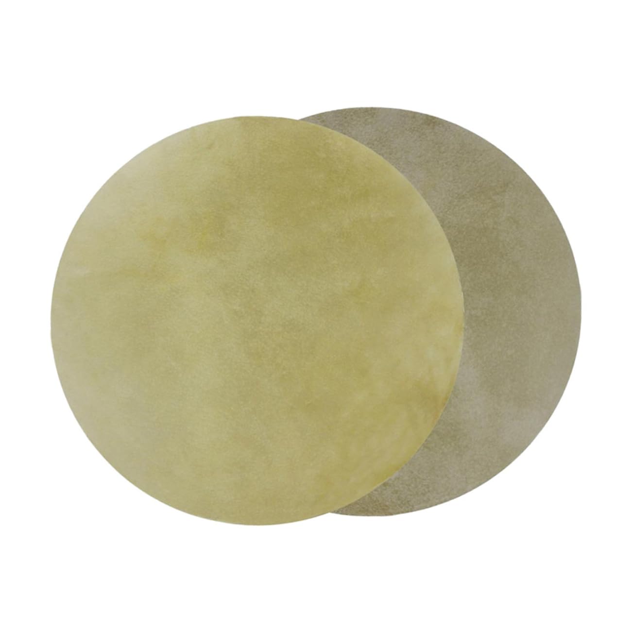 Garneck Drum Drum Heads Replacement Goat Skin Natural Rawhide Easy Clean Leather