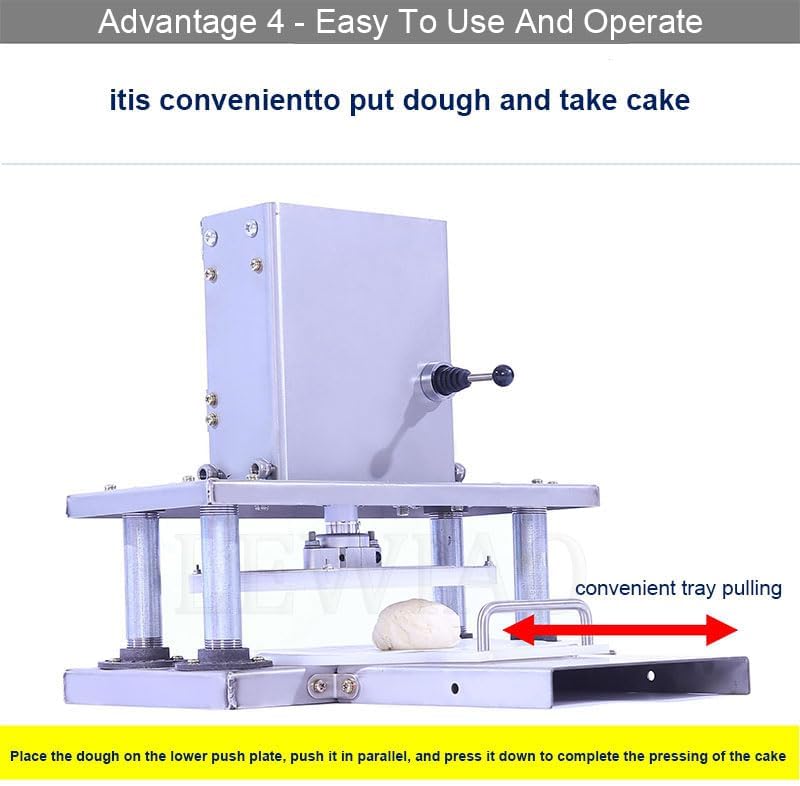 Electric Dough Tortilla Press Machine Home Pizza Pastry Flour Dough Sheeter