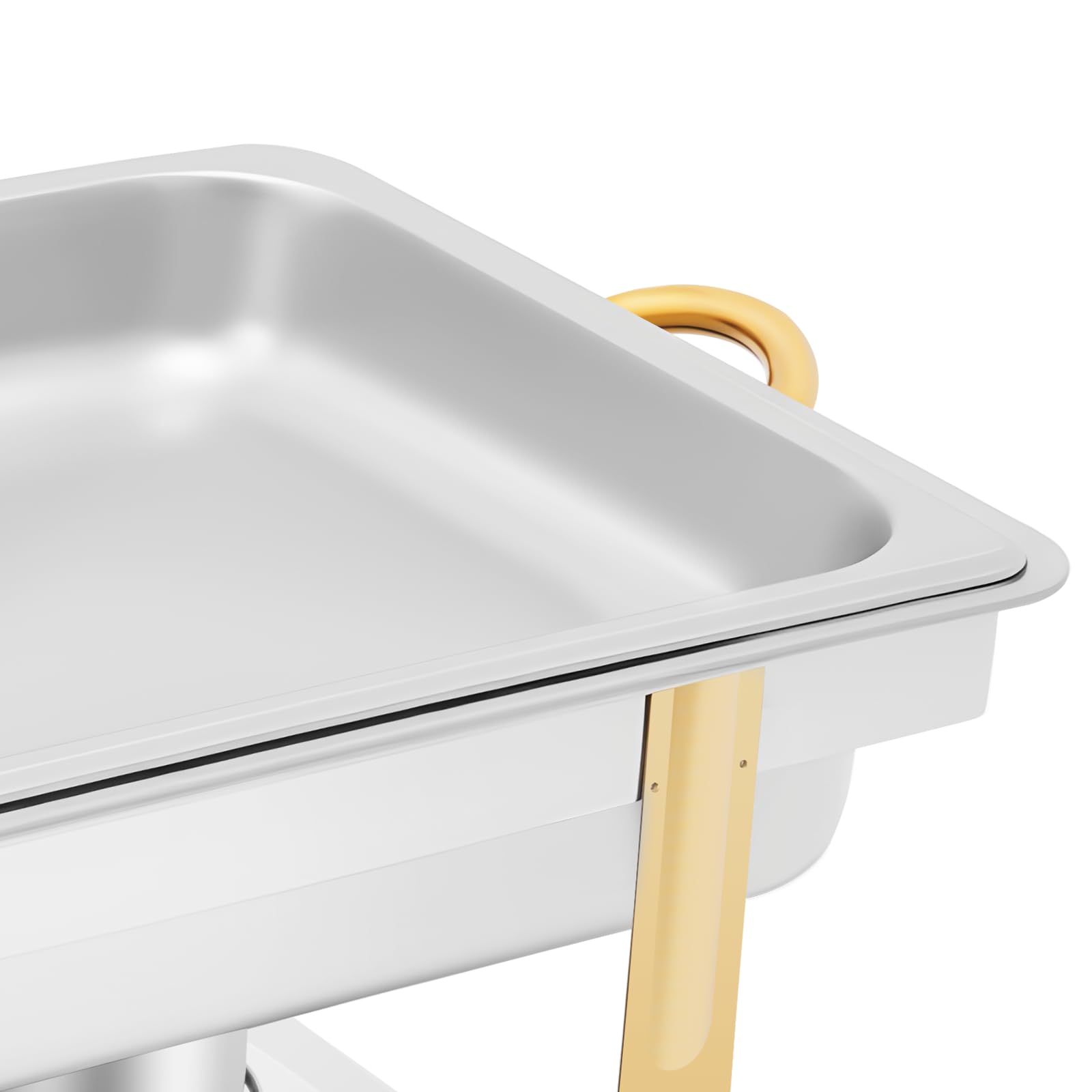 Serbatoio scaldavivande Chafing Dish 9 l, in acciaio inox, 63 x 35 x 32 cm, per catering, buffet e feste
