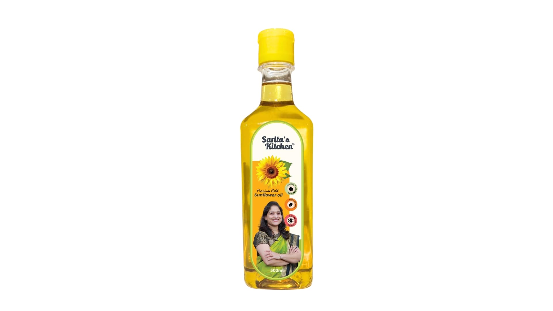 Saritas Kitchen Premium Gold Sunflower Oil 500 ML (B0BLC28JQR) Amazon Price History, Amazon Price Tracker