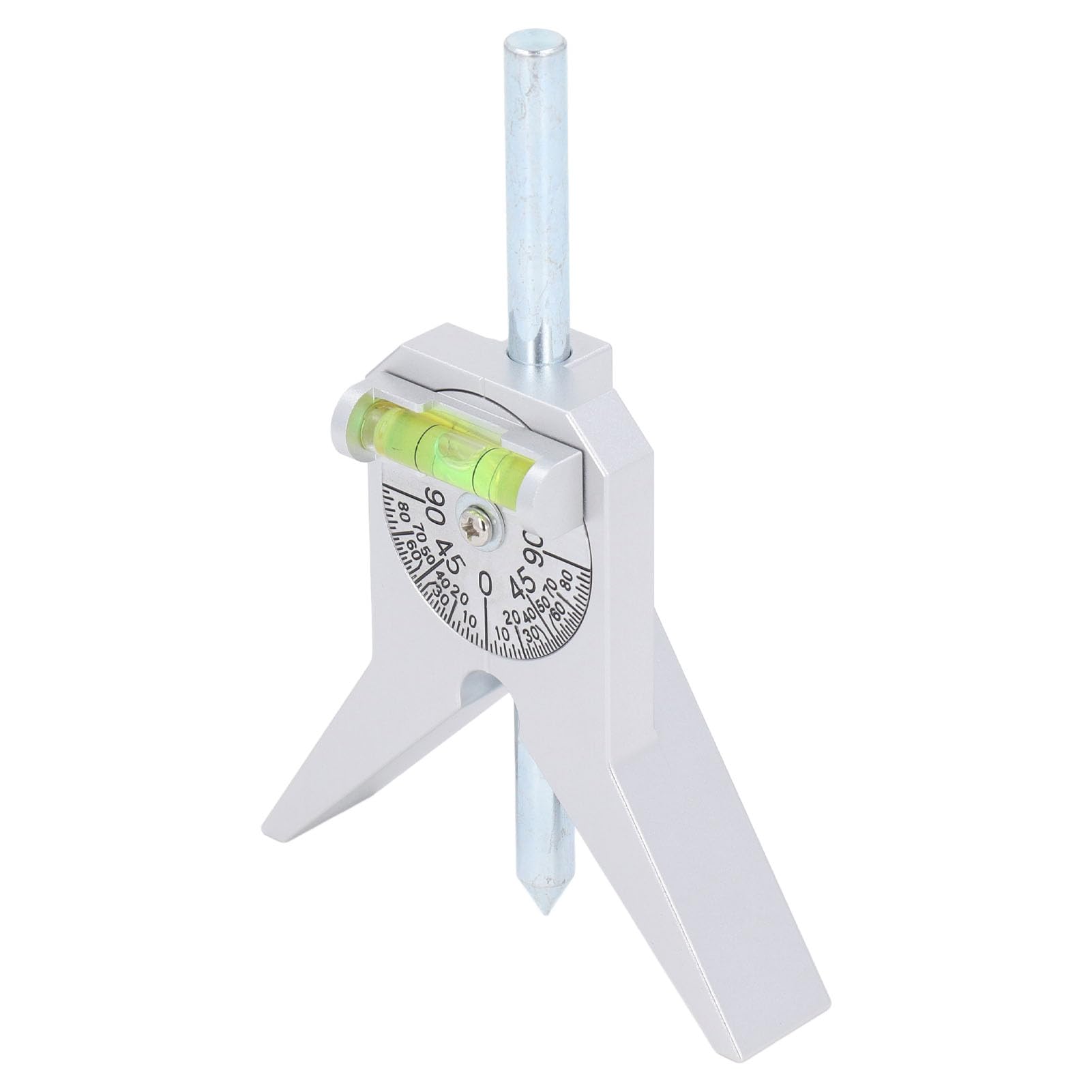 Safety Pipe Marker Centering Tool, Pipefitter Center Tools, Stainless Steel Measuring Tool with Bubble Protractor for Welders and Pipefitters, Efficient and