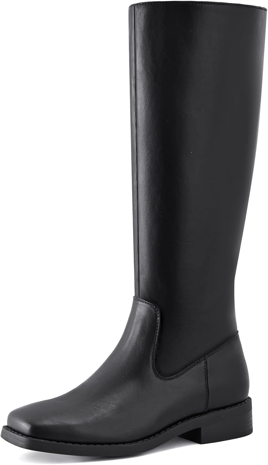 Shoe'N Tale Women Knee High Boots - Comfortable Low Heel
