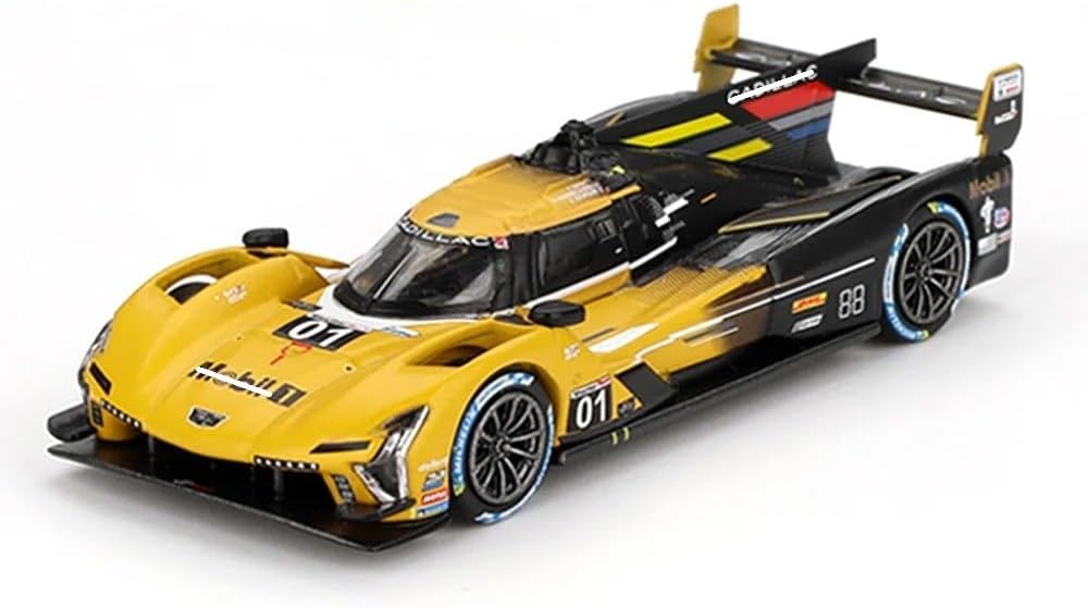 1:64 Diecast Model Car Compatible with Cadillac V-Series.R #01 Cadillac Racing 2024 IMSA Sebring 12Hrs Limited Edition by Mini GT MGT01004
