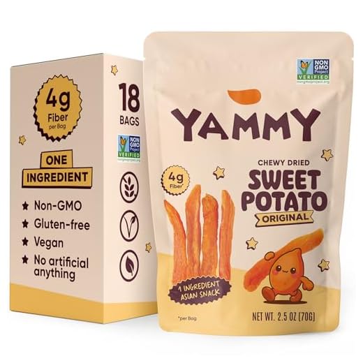 Yammy Chewy Dried Sweet Potato Sticks