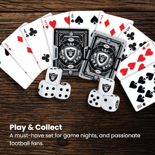 MasterPieces Game Day - NFL Seattle Seahawks 2-Pack Playing Cards & Dice Pack - Officially Licensed Set for Adults and Family by Masterpieces - Image 6