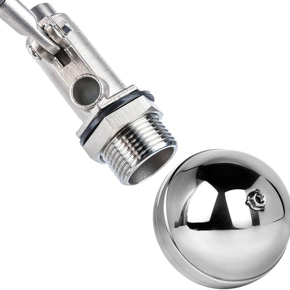 1 szt. Zawór kulowy pływakowy ze stali nierdzewnej 316 1/2 "3/4" Automatyczny regulator poziomu wody(0.75inch)