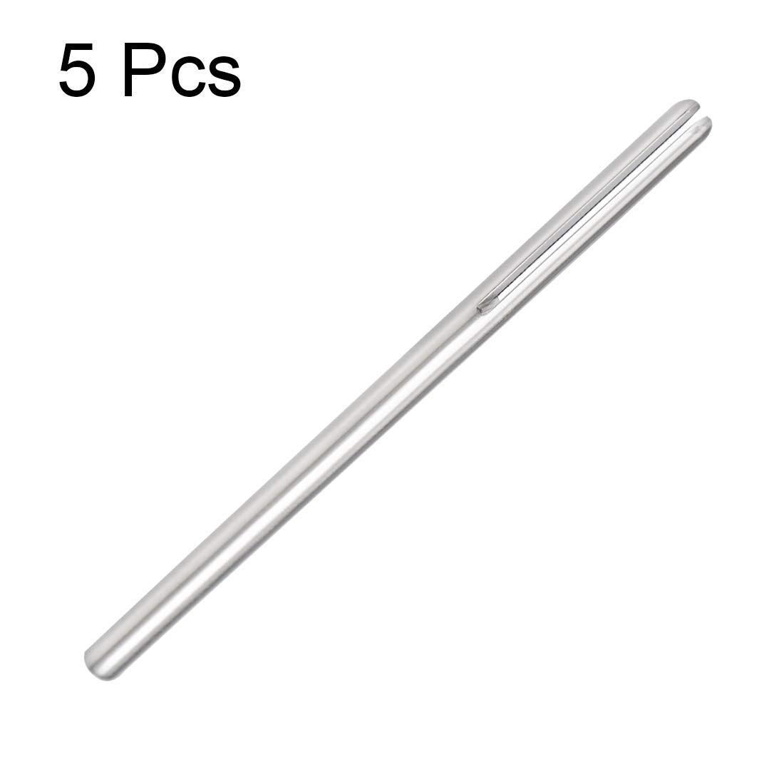 2,5 mm asta dritta mandrino porta carta vetrata per disco abrasivo, 5 pezzi