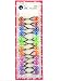 Tara Transparent Twinbead Bubble Ponytail Holders - Assorted - 12 Pcs.