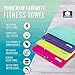 FACESOFT Eco Friendly Gym Towel Accessories for Working Out - Soft & Absorbent Cotton Exercise Towel - No Synthetic Microfibers or Plastics - Sweat Towel for Gym, Fitness, Sports, Yoga - Blue - 1 Pc
