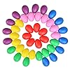 YOTINO 42 stuks plastic eiershakers set, percussie muzikaal ei Maracas kinderspeelgoed, perfect voor muziek leren doe…