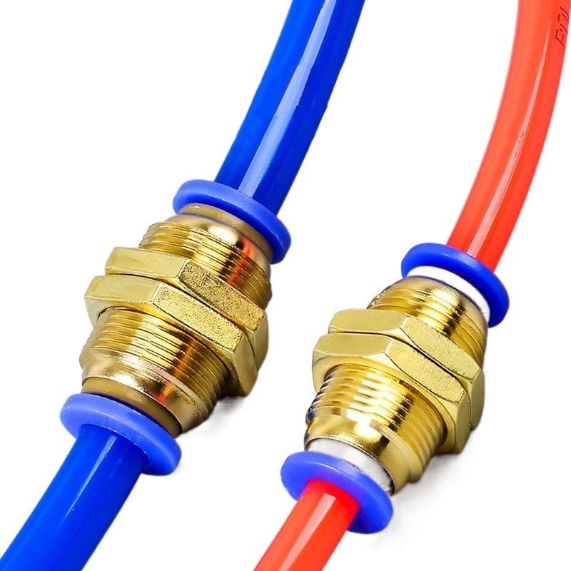 Valvola Pneumatica Push Fit LSA-6 Valvola Di Controllo Flusso Diritta Da 6 Mm - Regolatore Pneumatico Frizione, Push Fit, Perfetta Per Circuiti Aria Abs Golf 6 - Foto 3