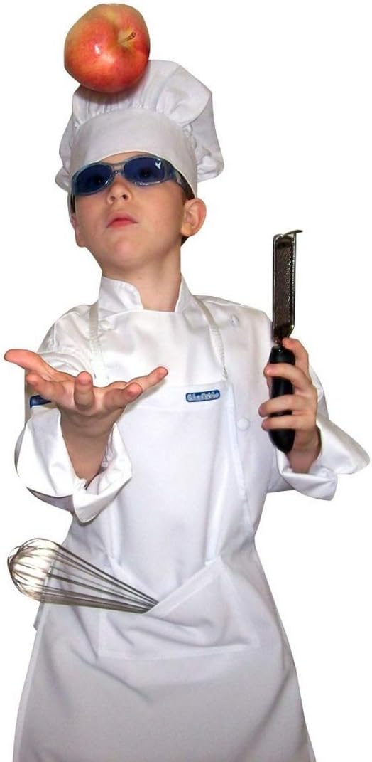 CHEFSKIN Lot Apron Wholesale Discount (Lot of 3, White Medium (8-12))