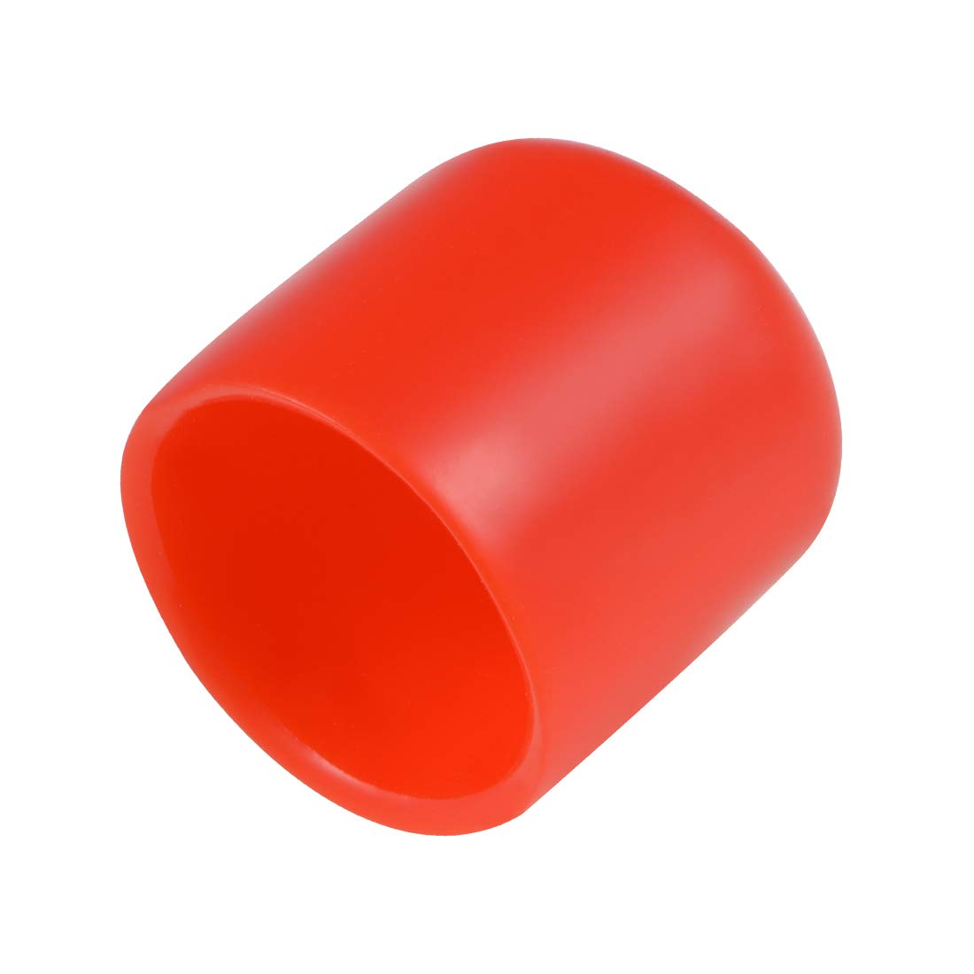 Embouts ronds en caoutchouc 21 mm rouge pour sécuriser les pieds de meubles et tubes