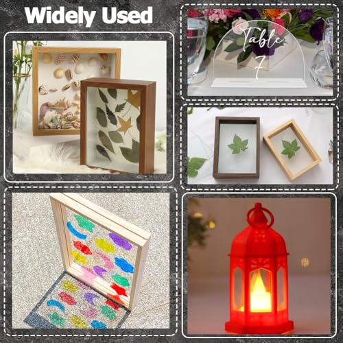 GORGECRAFT 10 Stück A4 Flexible Kunststofffolie Transparent 0.3mm Für Büroberichte Präsentationen Dokumentenschutz Leere Transparente Folien Für DIY Bastelarbeiten Bilderrahmen Malerei