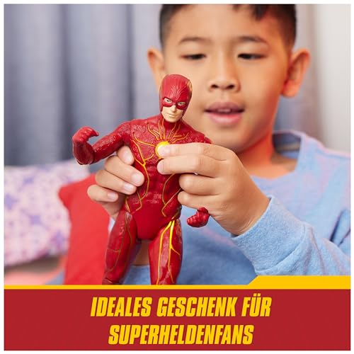 DC Comics - The Flash Speed Force Action-Figur zum Kinofilm, 30 cm, mit 15+ Licht- und Geräuscheffekten, ab 3 Jahren