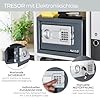 HMF 4612112 Safe Tresor mit Zahlenschloss, Möbeltresor | 31 x 20 x 20 cm #3
