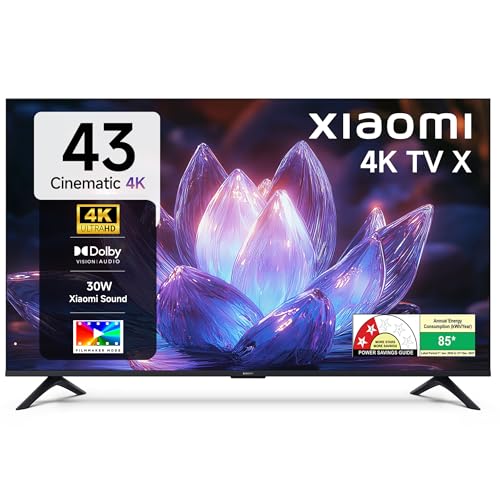 Image of Xiaomi 108 cm (43 inch) X Ultra HD 4K Smart Google LED TV L43MB-AIN