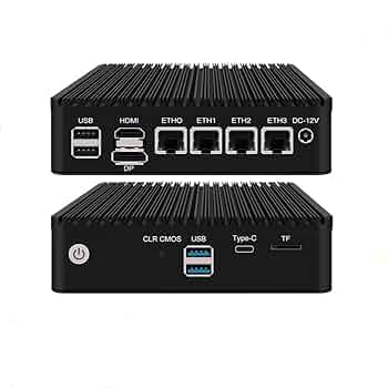 ファンレス　ミニPC Amazon.co.jp: ファンレスpc N5105 2.5G 4LAN Micro Firewall