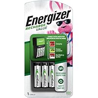 Energizer Recharge Value Charger for NiMH Rechargeable AA and AAA Batteries only .99: eDeal Info