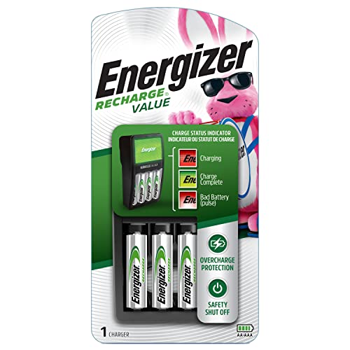 Energizer Recharge Value Charger for NiMH Rechargeable AA and AAA Batteries by Energizer - Used condition - US$10.00