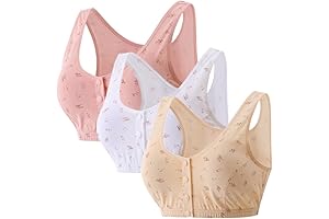 Handmade Butterfly Embroidery Front Closure Wireless Bra