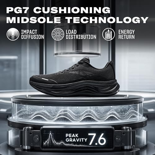 Image of ANTA Men's PG7 Running Shoes Cushioning Comfortable Breathable Athletic Workout Gym Cross Trainer Sports Sneakers