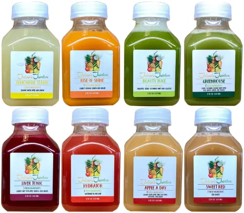 Julian's Juicebox 2 Day Juice Cleanse by Julian's Juicebox - Lose Weight, Curve Cravings & Reboot Your System - Great for Kids Too!, 2 Day Juice Cleanse (16 Bottles)