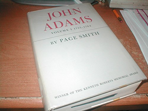 John Adams Volume I 1735 - 1784 B000J1EYDE Book Cover