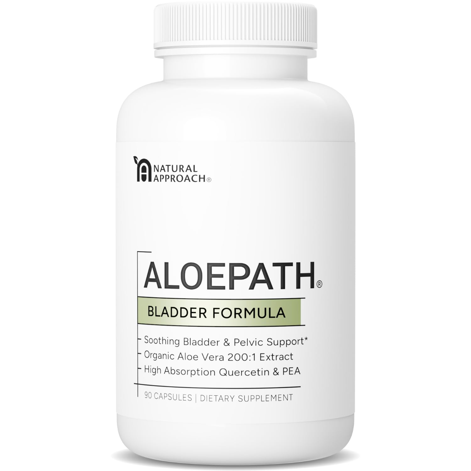 200x Aloe Vera Bladder Support with Quercetin, Pea & L-Arginine - Organic Aloe Vera Capsules for Bladder & Pelvic Wellness - Premium USA Manufactured Supplement - 90 Capsules