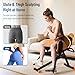HXD-ERGO Hip Abductor Machine for Home Gym, 6-Level Glute Machine & Thigh Workout Equipment, Booty Builder with Plush Padding, Compact Leg Exercise Euipment for Women & Men