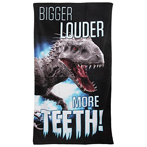 Jurassic World Asciugamano, Cotone, Multicolore