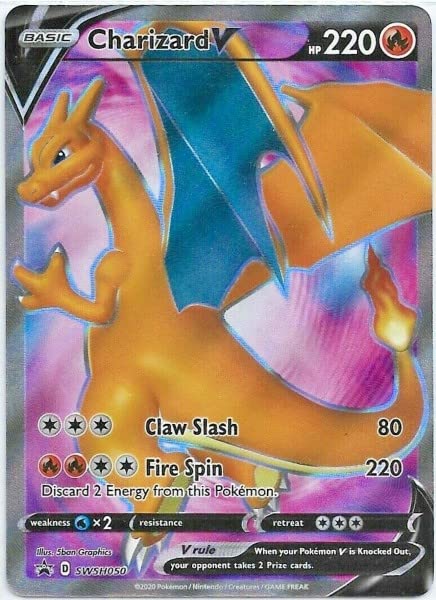 Pokemon - Charizard V Arte Completo - Promo de Estrella Negra -