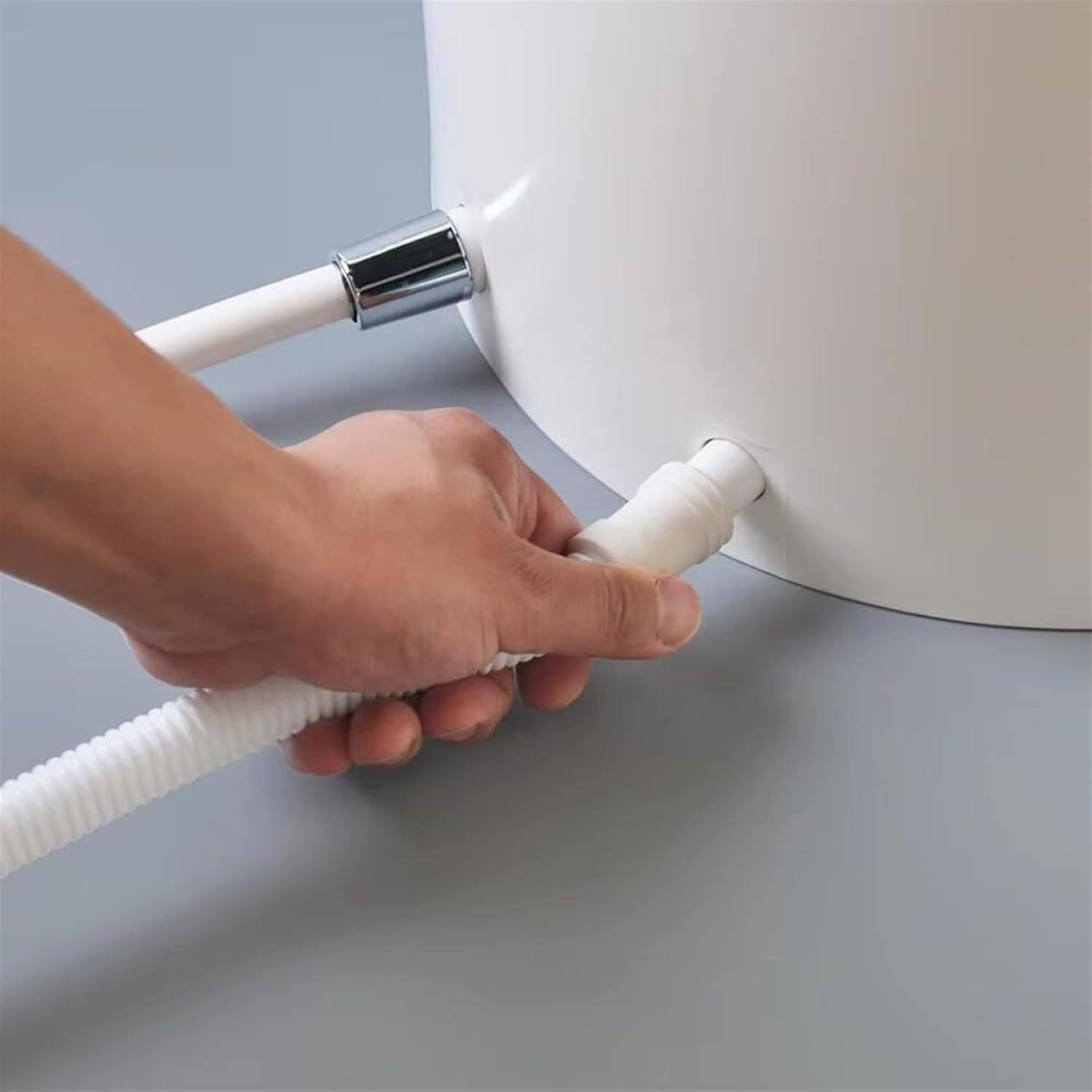 Muzułmańska kąpiel stóp, spryskiwacz stóp z rurami wlotowymi/wylotowymi i zaworami kątowymi, odporność na wysoką temperaturę 90°C, wanna do pedicure