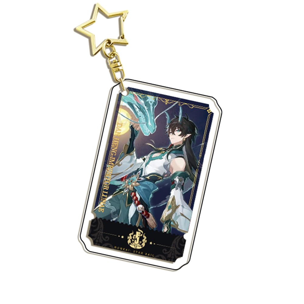 崩壊スターレイル　boor chicken コラボ　アクリルキーホルダー　カフカ 崩壊：スターレイル boor chickenコラボ トレーディングアクリル